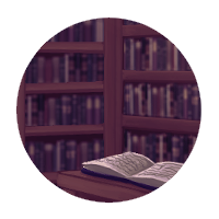 Open Book Avatar Frame