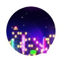 City Lights Avatar Frame