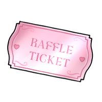 Cloudy Valentine Raffle Ticket